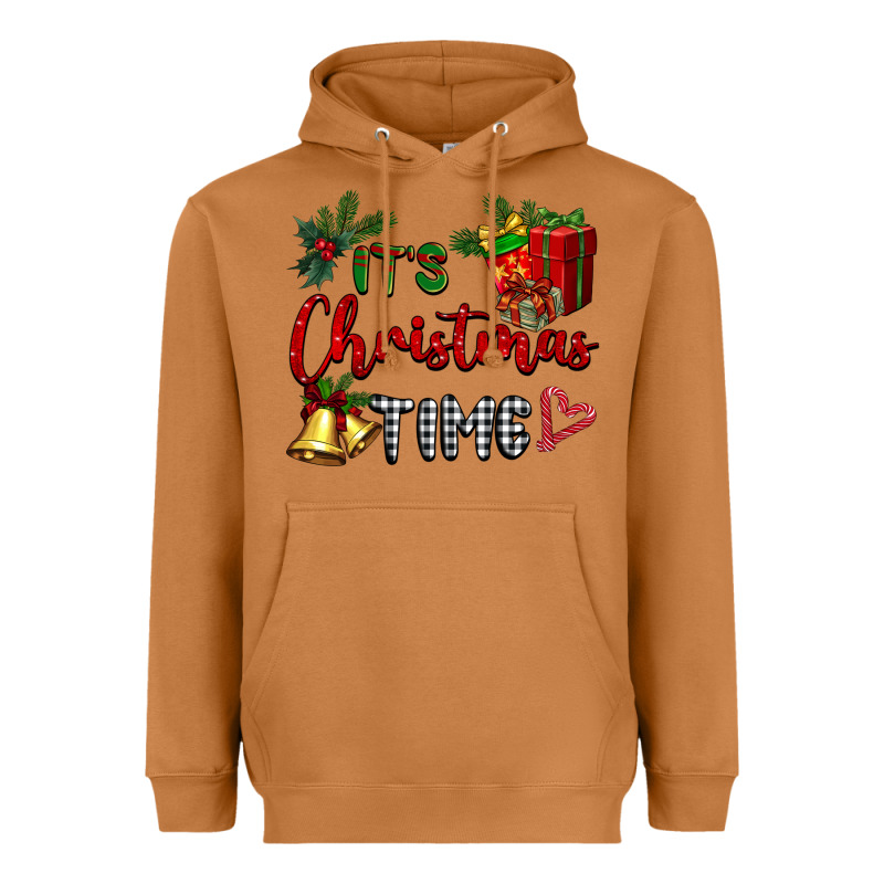 It's Christmas Time Heavyweight Hoodie by BarkalooDesign | Teevron