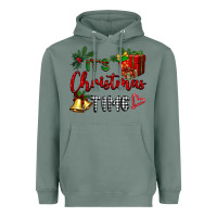 Sage it's Christmas time Heavyweight Hoodie - BarkalooDesign
