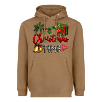 Toasted Coconut it's Christmas time Heavyweight Hoodie - BarkalooDesign