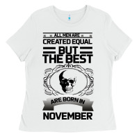 White NOVEMBER Ladies Tee - Bettercallsaul