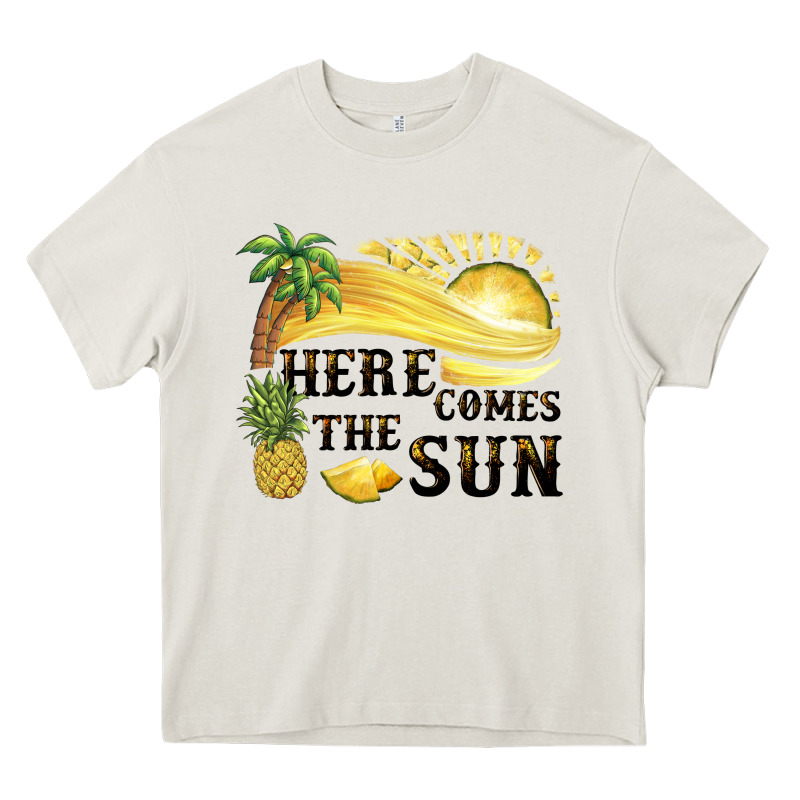 Here Comes The Sun Heavy Core Tee by BarkalooDesign | Teevron