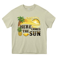 Mossy here comes the sun Heavy Core Tee - BarkalooDesign