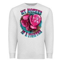Oatmeal Heather my mother is a fighter Premium Sweatshirt - BarkalooDesign
