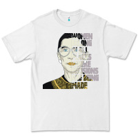 White RBG Ruth Bader Ginsburg Women Belong In All Places Premium Tee - Bettercallsaul