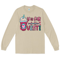 Mushroom v is for valentine venti coffee cup Long Sleeve Tee - OliviaCreatesArt