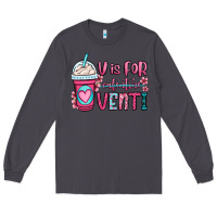 Smoke v is for valentine venti coffee cup Long Sleeve Tee - OliviaCreatesArt