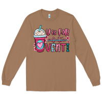 Toasted Coconut v is for valentine venti coffee cup Long Sleeve Tee - OliviaCreatesArt