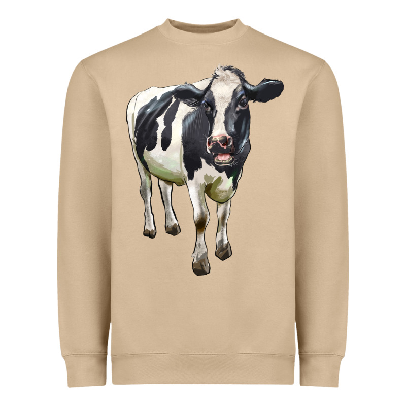 Holstein Bull Heavyweight Sweatshirt by LillyAllenDesigns | Teevron