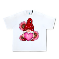 White valentine's day with sunflowers gnomes Urban Heavy Tee - RanaPortraitStore