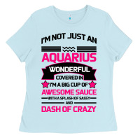 Baby Blue Aquarius Woman Ladies Tee - Bettercallsaul