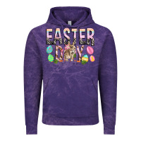 Cloud Purple Easter Day with rabbit Vintage Hoodie - HowdyJamesFarm