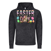 Vintage Black Easter Day with rabbit Vintage Hoodie - HowdyJamesFarm