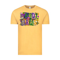 Vintage Mustard mardi  gras Vintage Tee - CowGirlArtShop