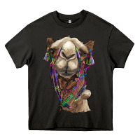Asphalt tie dye camel Heavy Core Tee - BarkalooDesign
