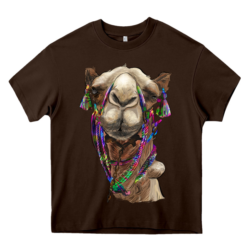 Tie Dye Camel Heavy Core Tee by BarkalooDesign | Teevron