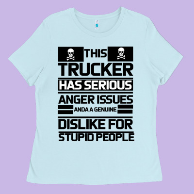 Trucker Ladies Tee Designed By Bettercallsaul