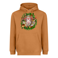 Meerkat Christmas merino Heavyweight Hoodie - BarkalooDesign