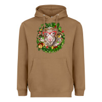 Toasted Coconut Christmas merino Heavyweight Hoodie - BarkalooDesign