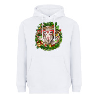 White Christmas merino Heavyweight Hoodie - BarkalooDesign