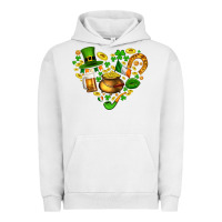 Pigment Lunar Rock St Patricks heart Urban Hoodie - AdoDesignShop