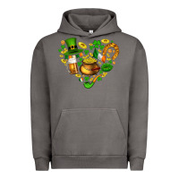 Pigment Tornado St Patricks heart Urban Hoodie - AdoDesignShop