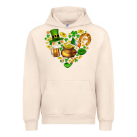 Sandshell St Patricks heart Urban Hoodie - AdoDesignShop