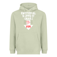 Matcha Mens Crude Humor Inappropriate Emotional Support Snake Halloween Heavyweight Hoodie - trangStudio