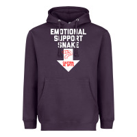 Plum Mens Crude Humor Inappropriate Emotional Support Snake Halloween Heavyweight Hoodie - trangStudio