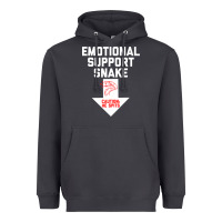Mens Crude Humor Inappropriate Emotional Support Snake Halloween Heavyweight Hoodie | Teevron