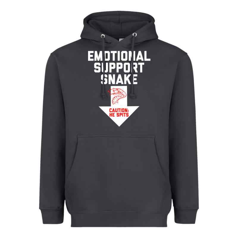Mens Crude Humor Inappropriate Emotional Support Snake Halloween Heavyweight Hoodie by trangStudio | Teevron