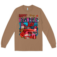 Toasted Coconut happy valentines day with gnomes and truck olivia Long Sleeve Tee - OliviaCreatesArt