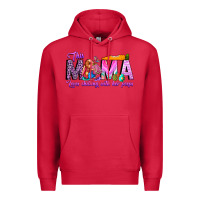 Cardinal This Mama is chilling with her Premium Hoodie - CowhideDigitalArt