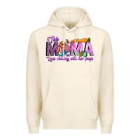 Tofu This Mama is chilling with her Premium Hoodie - CowhideDigitalArt