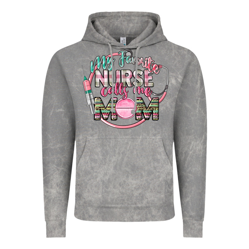 My Favorite Nurse Calls Me Mom Vintage Hoodie by CowGirlArtShop | Teevron