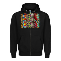 Black autism brushstore Zipper Hoodie - RacoonDesign