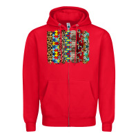Red autism brushstore Zipper Hoodie - RacoonDesign