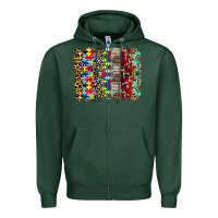 Sports Green autism brushstore Zipper Hoodie - RacoonDesign
