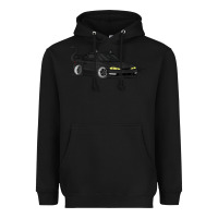 Black spooky halloween jdm s14 silvia 240sx black cat illustrated t shirt Heavyweight Hoodie - trangStudio