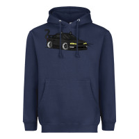 Navy spooky halloween jdm s14 silvia 240sx black cat illustrated t shirt Heavyweight Hoodie - trangStudio