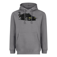 Storm spooky halloween jdm s14 silvia 240sx black cat illustrated t shirt Heavyweight Hoodie - trangStudio
