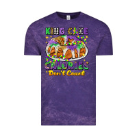 Cloud Purple king cake calories dont count mardi gras Vintage Tee - CowGirlArtShop