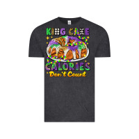 Vintage Black king cake calories dont count mardi gras Vintage Tee - CowGirlArtShop
