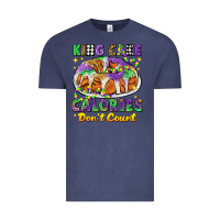 Vintage Denim king cake calories dont count mardi gras Vintage Tee - CowGirlArtShop