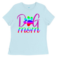 Baby Blue Dog Mom Ladies Tee - Bettercallsaul