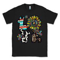Black love autism Classic Tee - CowhideDigitalArt