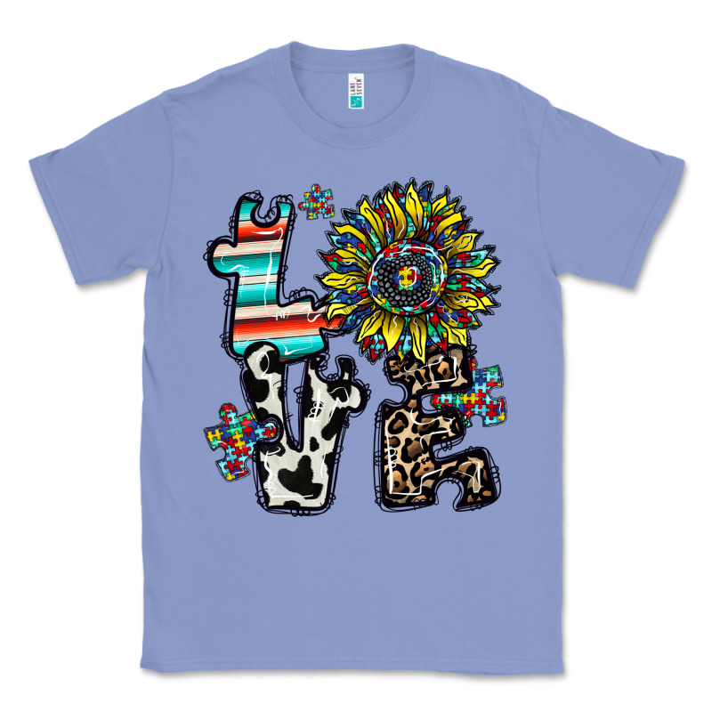 Love Autism Classic Tee by CowhideDigitalArt | Teevron