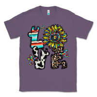 Lavender love autism Classic Tee - CowhideDigitalArt