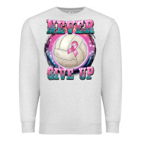 Oatmeal Heather never give up Premium Sweatshirt - BarkalooDesign