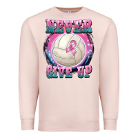 Pale Pink never give up Premium Sweatshirt - BarkalooDesign