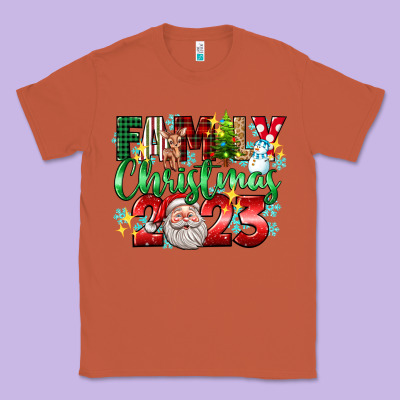 Family Christmas 2023 Classic Tee Designed By Texasbilliewilder